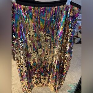 Multicolor Sequin Skirt